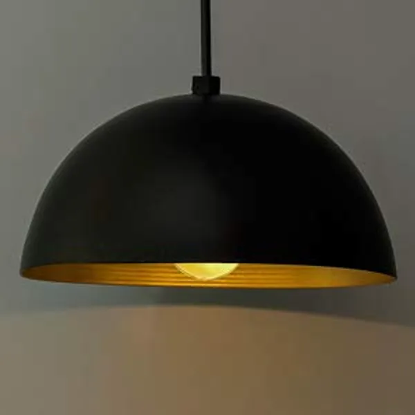 Black_Hanging_Lights_For_Living_Room/Pendant_Lights_For_Ceiling/Hanging_Lamps_For_Home_Decoration/Decorative_Hanging_Lights,Metal_(H/F_Round,_Without_Bulb)