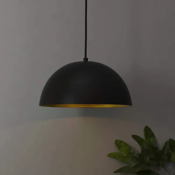 Black_Hanging_Lights_For_Living_Room/Pendant_Lights_For_Ceiling/Hanging_Lamps_For_Home_Decoration/Decorative_Hanging_Lights,Metal_(H/F_Round,_Without_Bulb)
