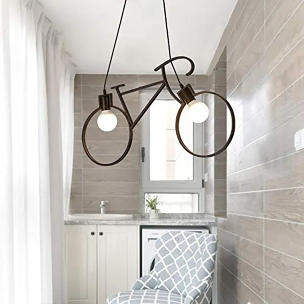 Black_Hanging_Lights_For_Living_Room/Pendant_Lights_For_Ceiling/Hanging_Lamps_For_Home_Decoration/Decorative_Hanging_Lights,Metal_(Cycle)
