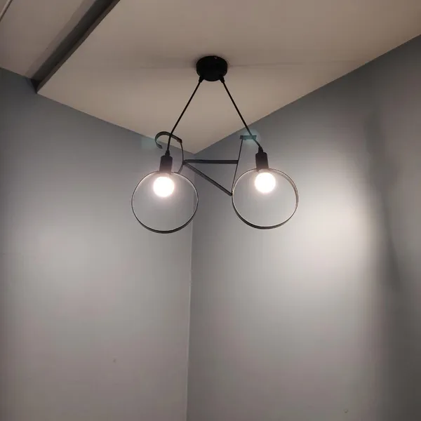 Black_Hanging_Lights_For_Living_Room/Pendant_Lights_For_Ceiling/Hanging_Lamps_For_Home_Decoration/Decorative_Hanging_Lights,Metal_(Cycle)