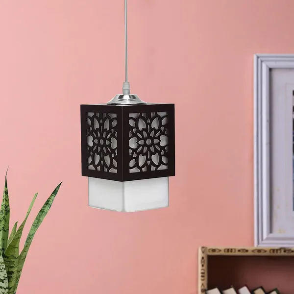 Brown_Board-Wood_Laser_Cut_Flower_Design_Hanging_Ceiling_Pendant_Light_For_Living_Room/Bedroom/Kitchen/Over_The_Dining_Table_(Star_Sl,_Without_Bulb)