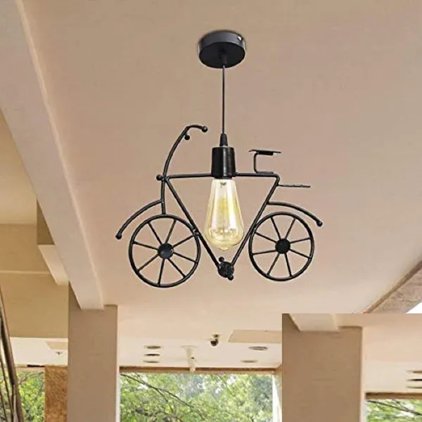 Black_Hanging_Lights_For_Living_Room/Pendant_Lights_For_Ceiling/Hanging_Lamps_For_Home_Decoration/Decorative_Hanging_Lights,Metal_(Cycle_Sl)