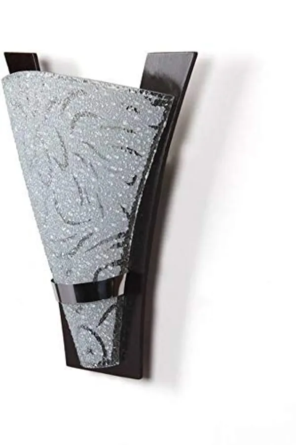 Black_Exotic_Premium_Wall_Light_Floral_Designed_Board_Wood_And_Glass_Uplighter_Lamp_B22_Compatible_Wall_Mounted_Design_Perfect_For_Bedroom,_Cafe,_Home_Decoration_(Pack_Of_2)_(Without_Bulb)