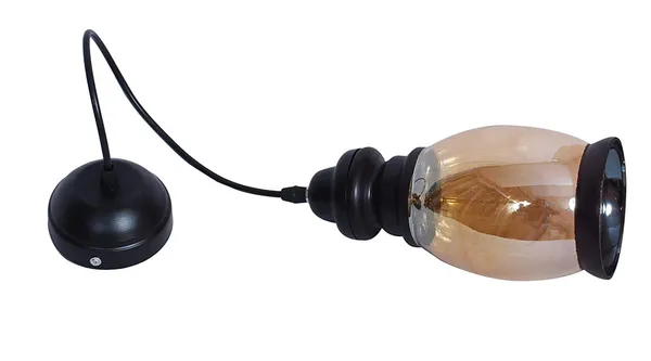 Black_Vintage_Lantern_Pendant_Light_With_E27_Holder_Rustic_Hanging_Ceiling_Lamp,_Finish,_Clear_Glass_Shade_Farmhouse_Industrial_Style_Lighting_For_Kitchen,_Dining_Room_(Without_Bulb)