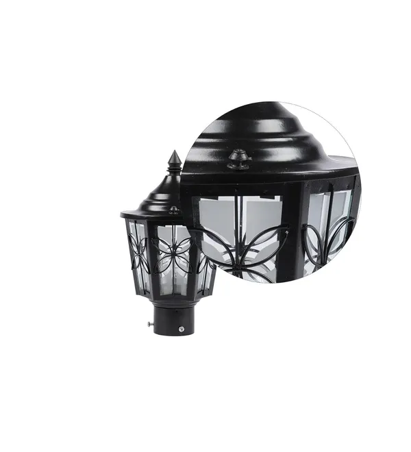 Black_Outdoor_Gate_Light_Energy_Efficient_Waterproof_Decorative_Exterior_Fixture_For_Garden_Pillars,_Entry_Gates,_Patios,_Driveway,_Porch_And_Fence_Posts_(Pack_Of_2)_(Without_Bulb)