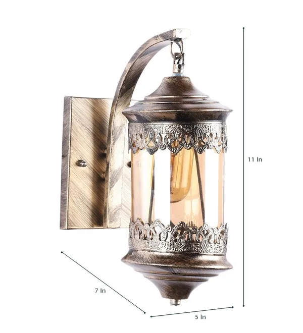 Golden_Antique_Antique_Design_Aluminium_Wall_Light_Sconce_Lamp_With_Glass_Shade_For_Dining_|_Bedroom_|_Living_Room_(Without_Bulb,Corded-Electric)