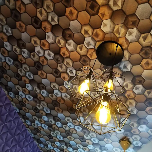 Black_Round_Cluster_Hanging_Lights_For_Living_Room/Lights_For_Ceiling/Hanging_Lamps_For_Home_Decoration/Decorative_Hanging_Lights,Metal_(Diamond_Triple,_Without_Bulb)