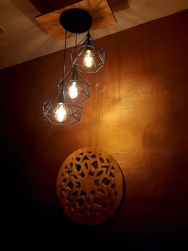 Black_Round_Cluster_Hanging_Lights_For_Living_Room/Lights_For_Ceiling/Hanging_Lamps_For_Home_Decoration/Decorative_Hanging_Lights,Metal_(Diamond_Triple,_Without_Bulb)