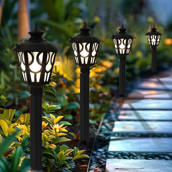 Black_Exterior_Lantern_Outdoor_Post_Light,_Matt_Pillar_Lamp_Fixtures_For_Patio_Porch_Garden_And_Gate_Post_Decor_(Bulb_Not_Included)_(Pack_Of_2)