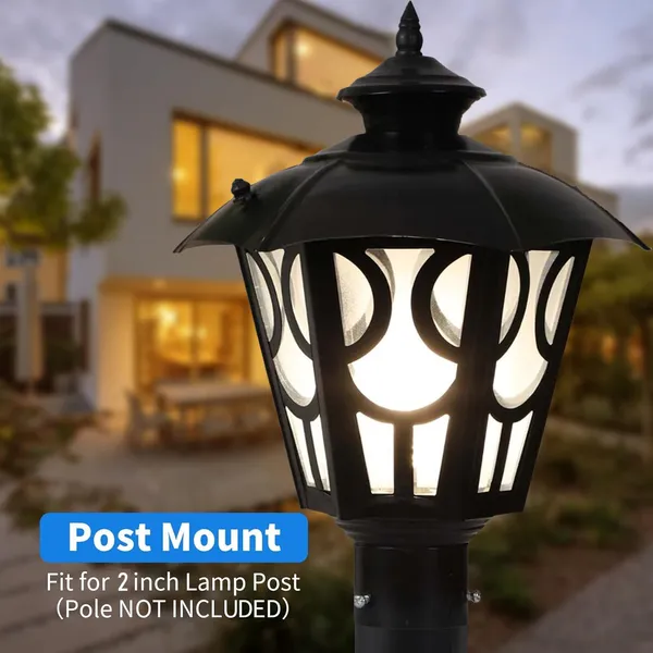Black_Exterior_Lantern_Outdoor_Post_Light,_Matt_Pillar_Lamp_Fixtures_For_Patio_Porch_Garden_And_Gate_Post_Decor_(Bulb_Not_Included)_(Pack_Of_2)
