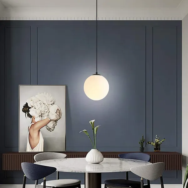 Black_Hanging_Lights_For_Living_Room/Lights_For_Ceiling/Hanging_Lamps_For_Home_Decoration/Decorative_Hanging_Lights,Metal_(6_Dome_Sl,_With_Bulb)