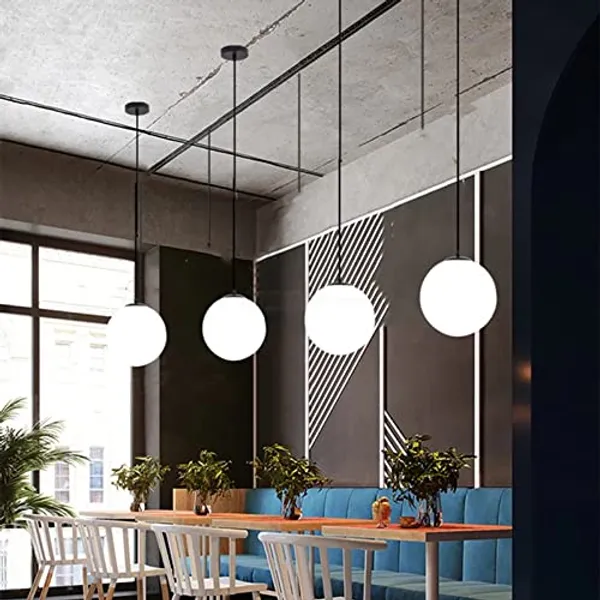 Black_Round_Cluster_Glass_Hanging_Lights_For_Living_Room/Lights_For_Ceiling/Hanging_Lamps_For_Home_Decoration/Decorative_Hanging_Lights,Metal_(6_Dome_3Lp,_Without_Bulb)