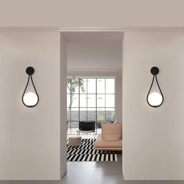 Black_Lighting_Globe_Glass_Wall_Sconce_Modern_Century_Drop_Design_Wall_Mounted_Light_Painted_Wall_Lamps_Washer_For_Bedside_Living_Room_(With_6+6_Bulb,_Pack_Of_2)