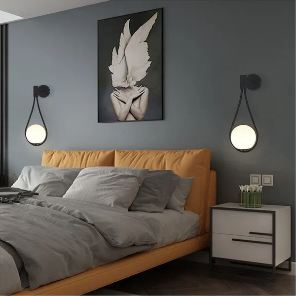 Black_Lighting_Globe_Glass_Wall_Sconce_Modern_Century_Drop_Design_Wall_Mounted_Light_Painted_Wall_Lamps_Washer_For_Bedside_Living_Room_(With_6+6_Bulb,_Pack_Of_2)