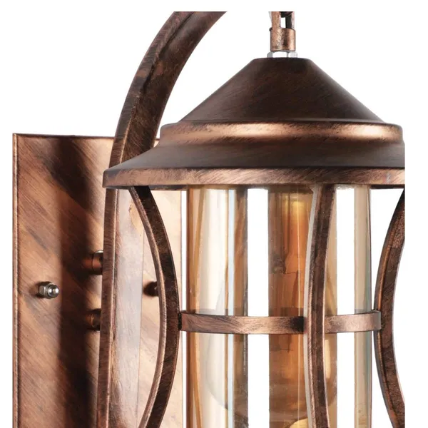 Multicolor_Antique_Copper_Elegant_Swing_Arm_Wall_Light_With_Glass_Shade_Metal_Lighting_Fixture_Decorative_Wall_Lamp_Perfect_For_Living_Room,_Bedroom,_Hallway_(With_Bulb)