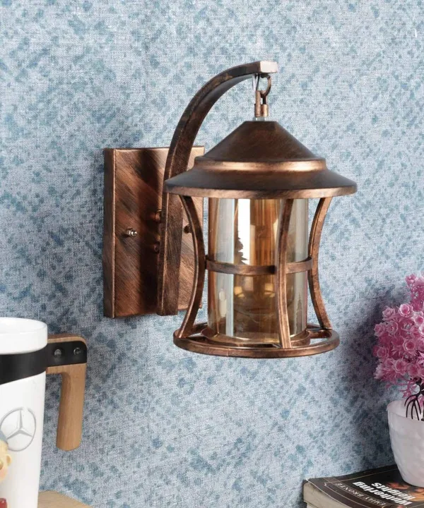 Multicolor_Antique_Copper_Elegant_Swing_Arm_Wall_Light_With_Glass_Shade_Metal_Lighting_Fixture_Decorative_Wall_Lamp_Perfect_For_Living_Room,_Bedroom,_Hallway_(With_Bulb)