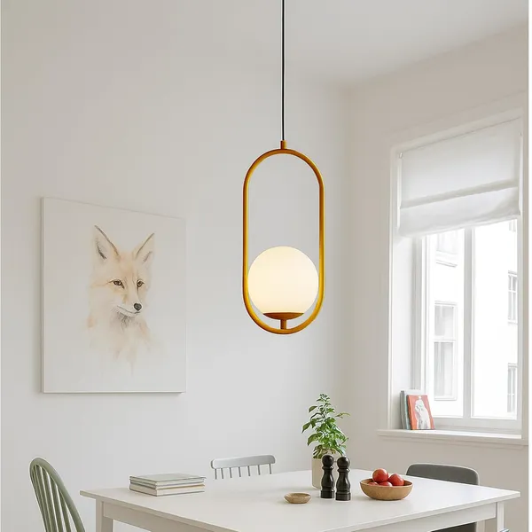Gold_Metal_Capsule_Design_Hanging_Pendant_Light_Decorative_Lighting_Fixture_Ceiling_Lamp_With_Dome_Glass_Shade,_E27_Compatible_Perfect_For_Living_Room,_Bedroom,_And_Home_Decor_(With_Bulb)