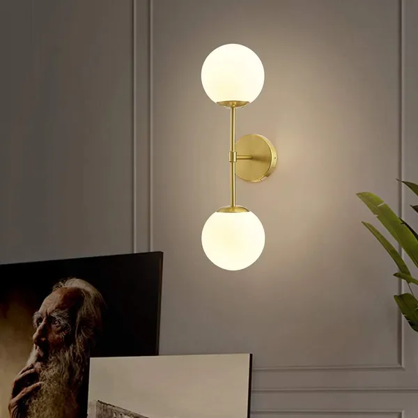 White_&_Gold_Wall_Lights_For_Living_Room_Modern_Wall_Lamps_For_Bedroom_Or_Home_Decoration_(Dome_,_Without_Bulb)