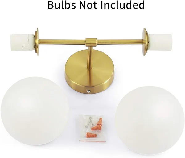 White_&_Gold_Wall_Lights_For_Living_Room_Modern_Wall_Lamps_For_Bedroom_Or_Home_Decoration_(Dome_,_Without_Bulb)