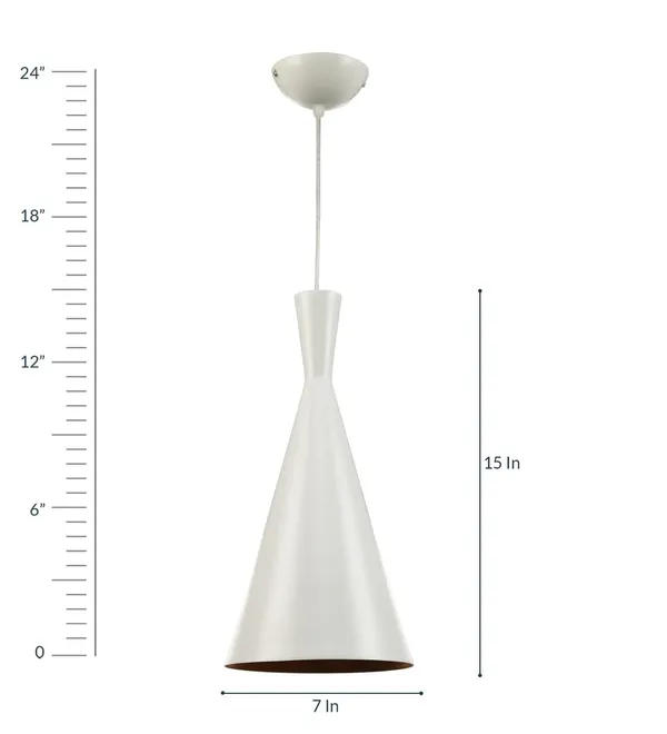 White_Hanging_Pendant_Ceiling_Light_Modern_Design_For_Bedroom,_Living_Room,_Cafe,_Restaurant,_Hallway,_Kitchen,_Over_The_Dining_Table,_Hotels,_Malls_(Without_Bulb,_Cone)
