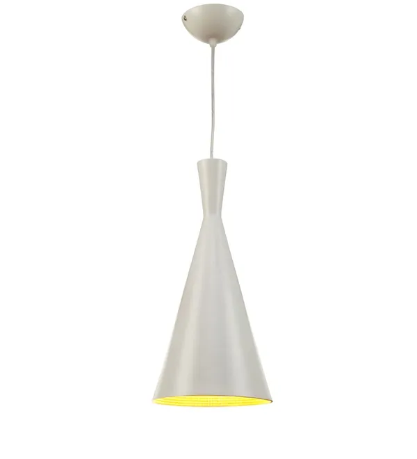 White_Hanging_Pendant_Ceiling_Light_Modern_Design_For_Bedroom,_Living_Room,_Cafe,_Restaurant,_Hallway,_Kitchen,_Over_The_Dining_Table,_Hotels,_Malls_(Without_Bulb,_Cone)