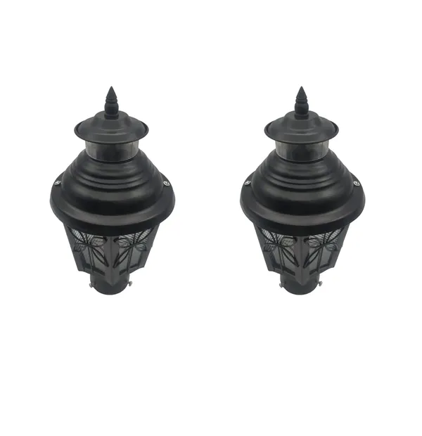 Black_Metal_And_Glass_Gate_Light_For_Home_Gate_Waterproof_|_Gate_Lamps_For_Main_Gate_|_Outdoor_Garden_Light_|_Gate_Light_(Gl_Phool,_Pack_Of_2)