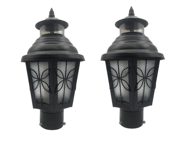 Black_Metal_And_Glass_Gate_Light_For_Home_Gate_Waterproof_|_Gate_Lamps_For_Main_Gate_|_Outdoor_Garden_Light_|_Gate_Light_(Gl_Phool,_Pack_Of_2)