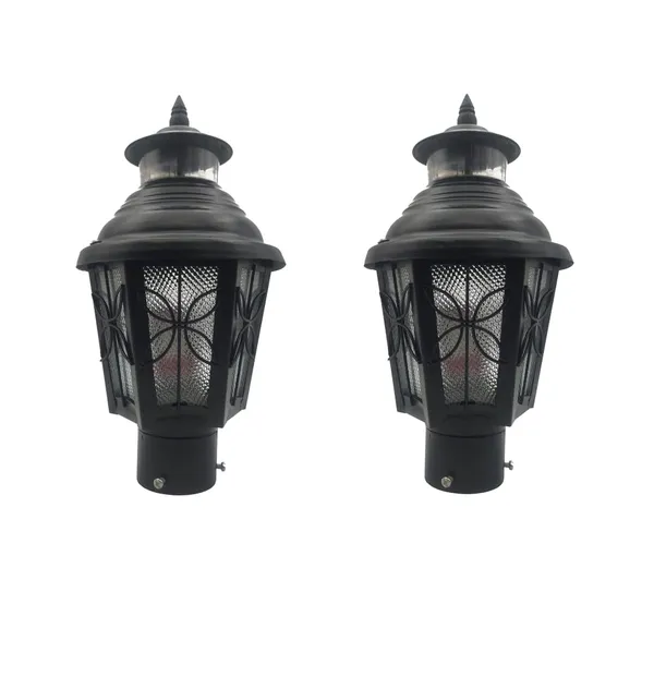 Black_Metal_And_Glass_Gate_Light_For_Home_Gate_Waterproof_|_Gate_Lamps_For_Main_Gate_|_Outdoor_Garden_Light_|_Gate_Light_(Gl_Phool,_Pack_Of_2)