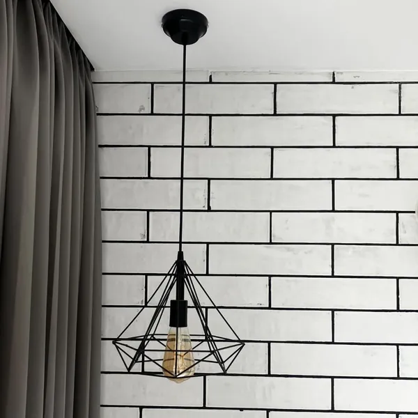Black_Hanging_Ceiling_Pendant_Light,_Diamond_Shape_For_Dining,_Bedroom,_Living_Room,_Restaurants,Coffee_Shop,_Balcony,_Home_(With_Bulb)