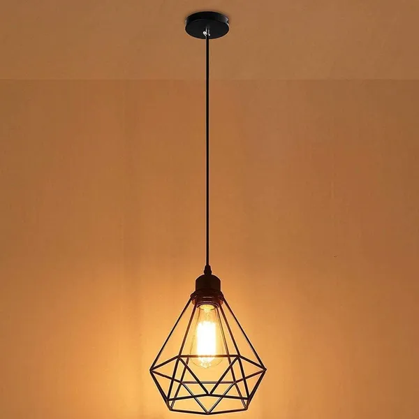 Black_Hanging_Ceiling_Pendant_Light,_Diamond_Shape_For_Dining,_Bedroom,_Living_Room,_Restaurants,Coffee_Shop,_Balcony,_Home_(With_Bulb)