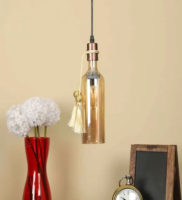 Copper_Copper_Antique_Design_Hanging_Pendant_Ceiling_Light_With_Glass_Shade_For_Dining_|_Bedroom_|_Living_Room_|_Restaurants_|_Coffee_Shop_|_Balcony_|_Home_&_Office_Decor_(With_Bulb)