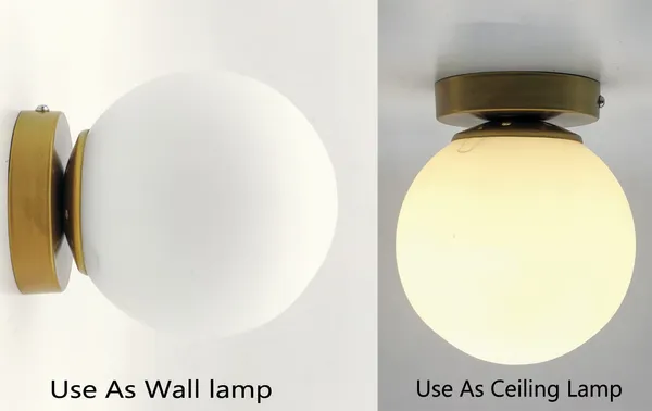 White_&_Gold_Metal_Wall_Light_Lamp_With_Glass_Shade_For_Bedroom,_Living_Room,_Cafe,_Restaurant,_Hallway,_Kitchen