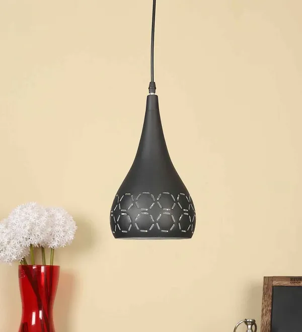 Black_Color_Laser_Cut_Balloon_Shape_Single_Hanging_Pendant_Light_For_Bedroom,_Living_Room,_Hallway,_Kitchen,_Over_The_Dining_Table_(Without_Bulb)