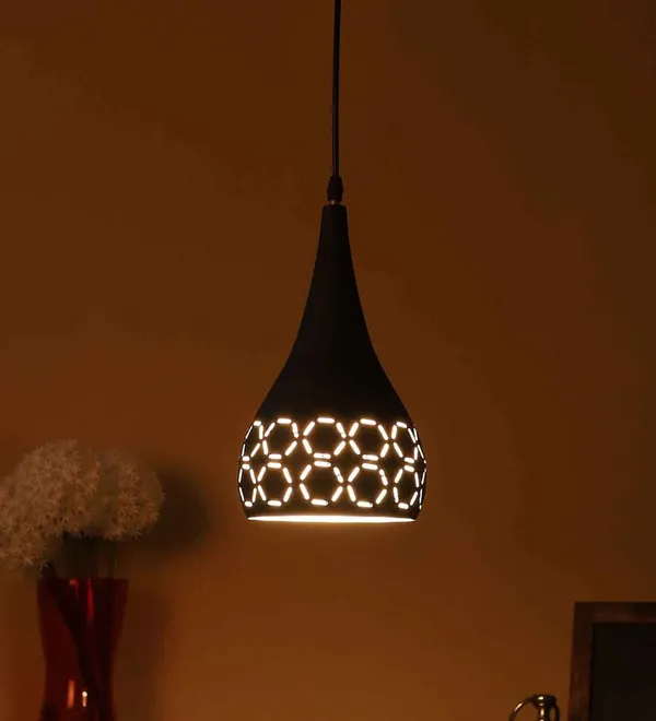 Black_Color_Laser_Cut_Balloon_Shape_Single_Hanging_Pendant_Light_For_Bedroom,_Living_Room,_Hallway,_Kitchen,_Over_The_Dining_Table_(Without_Bulb)