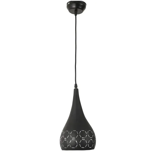 Black_Color_Laser_Cut_Balloon_Shape_Single_Hanging_Pendant_Light_For_Bedroom,_Living_Room,_Hallway,_Kitchen,_Over_The_Dining_Table_(Without_Bulb)