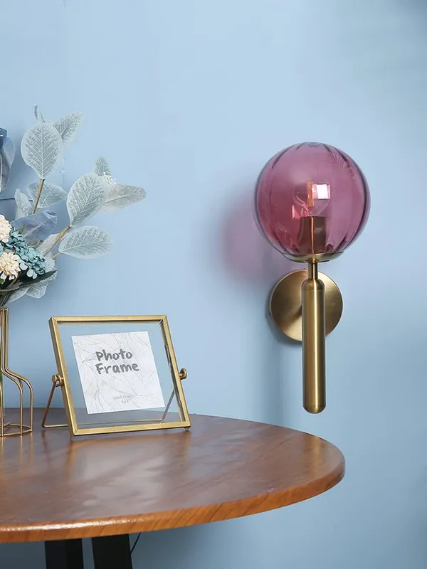 Pink_&_Gold_Metal_Bedside_Wall_Light_Lamp_With_Glass_Shade_For_Bedroom,_Living_Room_Modern,_Restaurant,_Kitchen_Or_For_Home_Decoration._(Without_Bulb,_&_Pink)