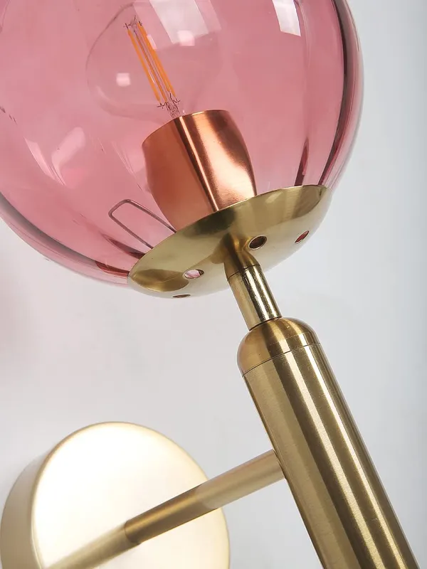 Pink_&_Gold_Metal_Bedside_Wall_Light_Lamp_With_Glass_Shade_For_Bedroom,_Living_Room_Modern,_Restaurant,_Kitchen_Or_For_Home_Decoration._(With_Bulb,_&_Pink)