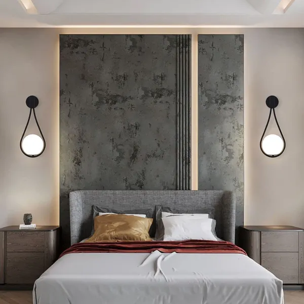 Black_Modern_Racket_Shaped_Metal_Wall_Light_With_Dome_Glass_Sleek_Decorative_Wall_Sconce_For_Bedroom,_Living_Room,_Hallway,_Or_Home_Decoration_(Without_Bulb)