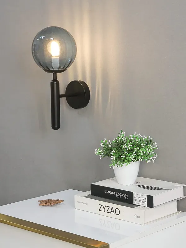 Blue_&_Black_Metal_Wall_Light_For_Living_Room_Modern/Wall_Lamps_For_Bedroom/For_Living_Room/Wall_Lights_For_Home_Decoration/Bedside_Wall_Lamp/Wall_Lamp_Light_(Blue_Glass,_Without_Bulb)