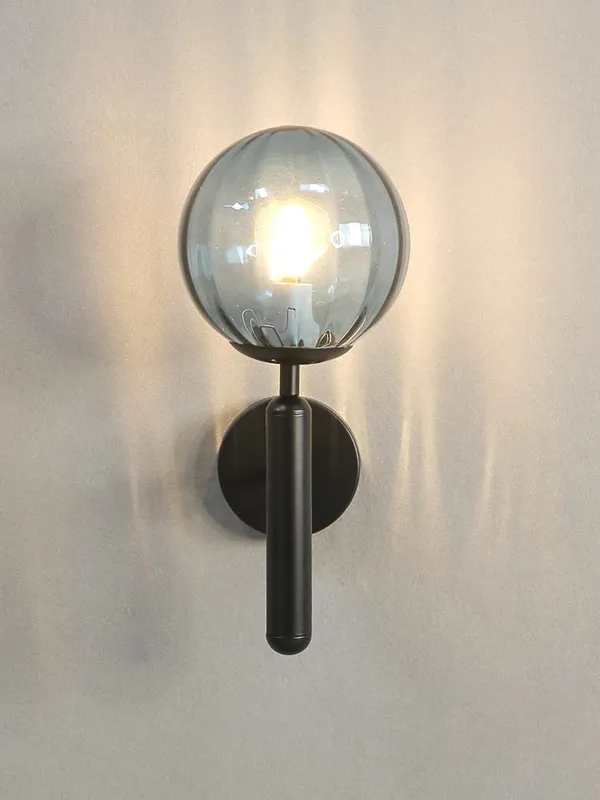 Blue_&_Black_Metal_Wall_Light_For_Living_Room_Modern/Wall_Lamps_For_Bedroom/For_Living_Room/Wall_Lights_For_Home_Decoration/Bedside_Wall_Lamp/Wall_Lamp_Light_(Blue_Glass,_Without_Bulb)