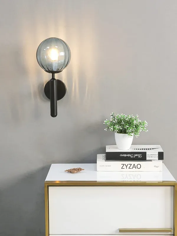 Blue_&_Black_Metal_Wall_Light_For_Living_Room_Modern/Wall_Lamps_For_Bedroom/For_Living_Room/Wall_Lights_For_Home_Decoration/Bedside_Wall_Lamp/Wall_Lamp_Light_(Blue_Glass,_Without_Bulb)
