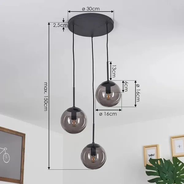Black_3_Lights_Cluster_Chandelier_Smoky_Glass_Ceiling_Hanging_Light_For_Bedroom,_Living_Room,_Kitchen,_Over_The_Dining_Table_For_Home_Decoration_(With_Bulb)