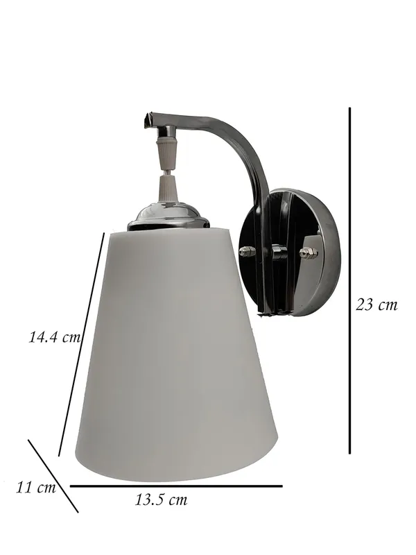 Silver_Bedside_Steel_Wall_Light_Lamp_With_Pvc_Shade_For_Bedroom,_Living_Room_Modern,_Restaurant,_Kitchen_For_Home_Decoration._(Without_Bulb,_Pvc)
