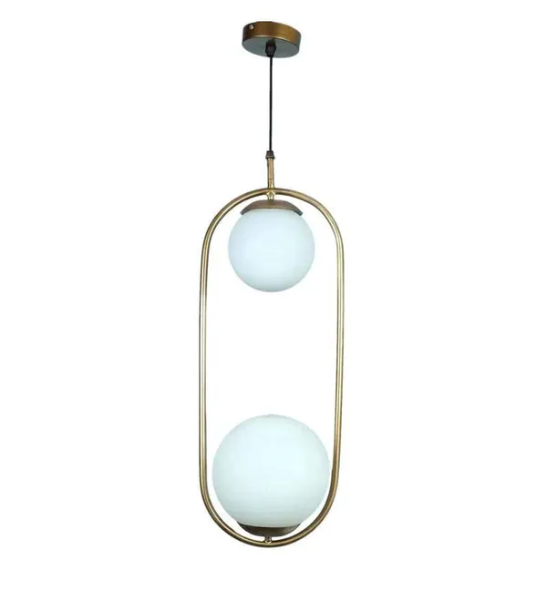 Gold_Metal_Capsule_Design_Hanging_Pendant_Light_Decorative_Lighting_Fixture_Ceiling_Lamp_With_Double_Glass_Shade,_E27_Compatible_Perfect_For_Living_Room,_Bedroom,_And_Home_(With_Bulb)