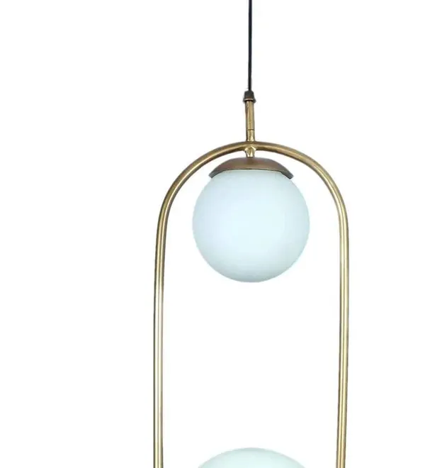 Gold_Metal_Capsule_Design_Hanging_Pendant_Light_Decorative_Lighting_Fixture_Ceiling_Lamp_With_Double_Glass_Shade,_E27_Compatible_Perfect_For_Living_Room,_Bedroom,_And_Home_(With_Bulb)