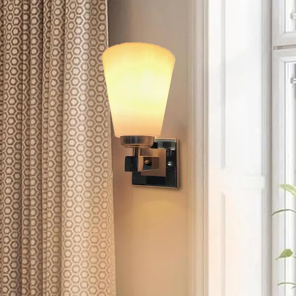 Brown_Classic_Steel_Wall_Light_With_Pvc_Shade_Contemporary_Decorative_Lighting_Indoor_Wall_Lamp_Fixture_For_Bedroom,_Living_Room,_Hallway,_Kitchen_And_Home_Decor_(Without_Bulb)
