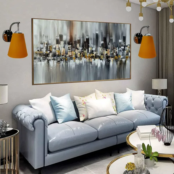 Orange_Bedside_Steel_Wall_Light_Lamp_With_Pvc_Shade_For_Bedroom,_Living_Room_Modern,_Restaurant,_Kitchen_For_Home_Decoration._(Without_Bulb,_Orange_Pvc)