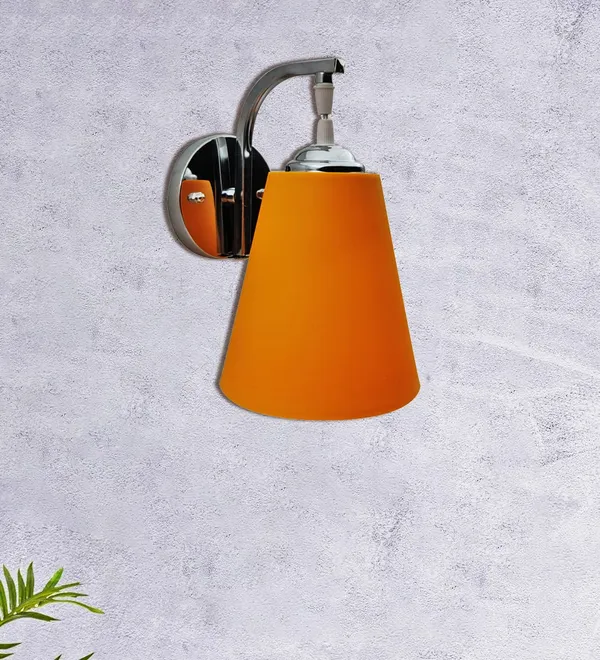 Orange_Bedside_Steel_Wall_Light_Lamp_With_Pvc_Shade_For_Bedroom,_Living_Room_Modern,_Restaurant,_Kitchen_For_Home_Decoration._(Without_Bulb,_Orange_Pvc)