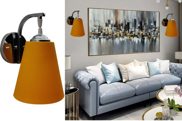 Orange_Bedside_Steel_Wall_Light_Lamp_With_Pvc_Shade_For_Bedroom,_Living_Room_Modern,_Restaurant,_Kitchen_For_Home_Decoration._(Without_Bulb,_Orange_Pvc)