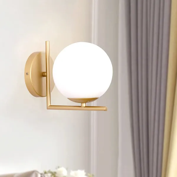 Golden_Bedside_Wall_Light_Lamp_With_Glass_Shade,_Wall_Lights_For_Living_Room_Modern,_Restaurant,_Home_Decoration_(Without_Bulb)